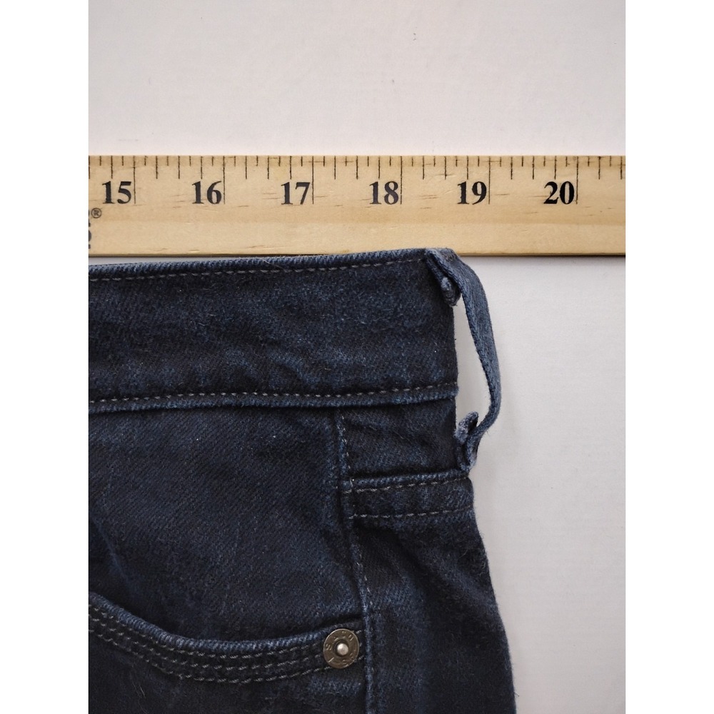 Levis Womans 515 Boot Cut Dark Blue Jeans Size 16 M - Picture 7 of 11
